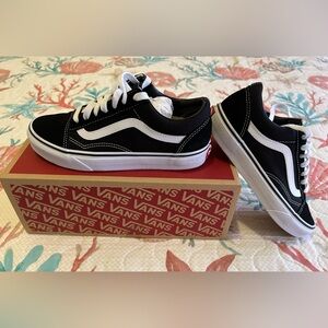Vans Classic Black and White Skate Shoes